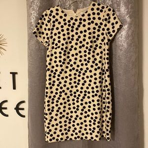 J.CREW polka dotted mini dress